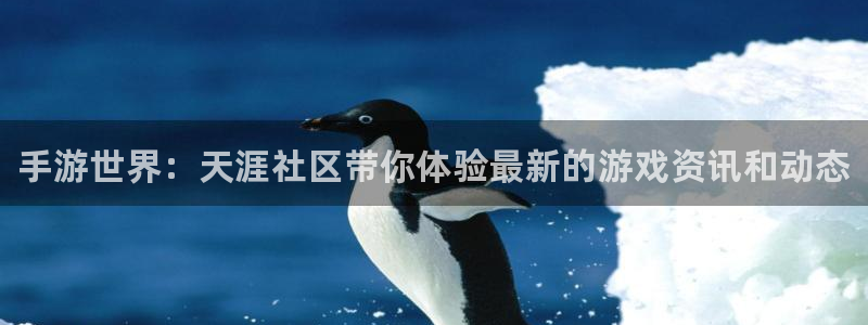 天美娱乐在线登录：手游世界：天涯社区带你体验最新的游戏资讯和
